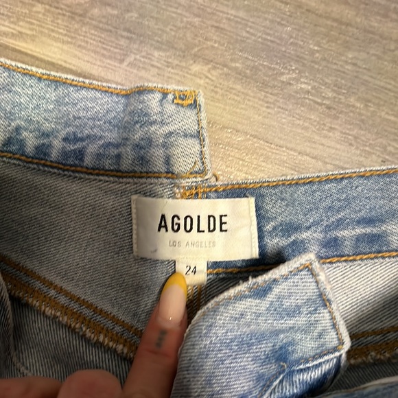 COPY - Agolde criss-cross straight jeans size 24 - Picture 4 of 4